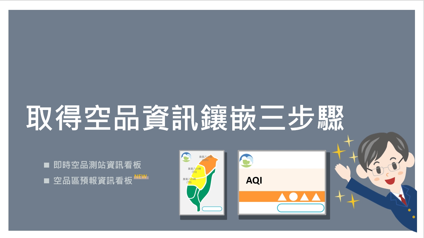 想要得到第一手空品區預報資訊嗎？